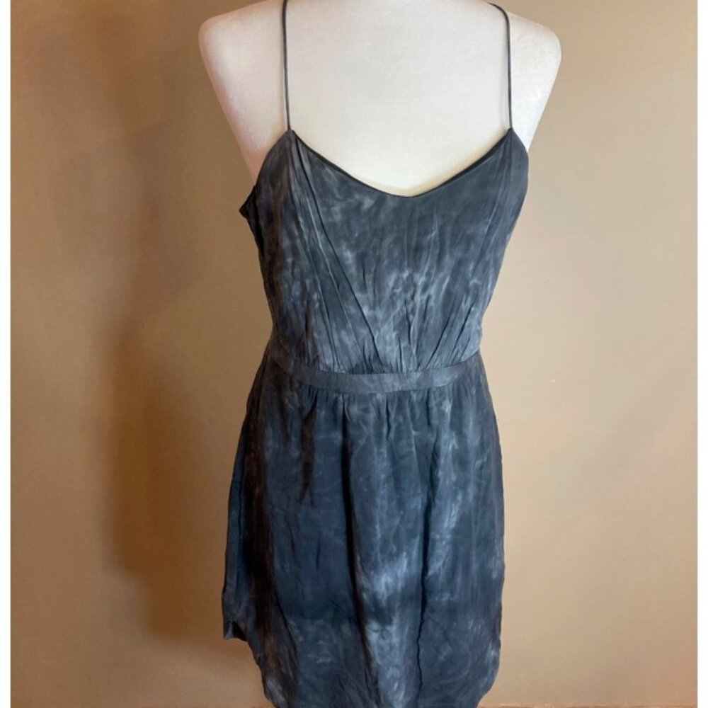 #116 Temperance Sleeveless Dress, Dark Grey, Size Medium